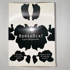 RORSHOCK! A GAME WITH PERSONALITY 20 CARD DECK DIAGNOSIS BOOK FOR ANALYSIS!